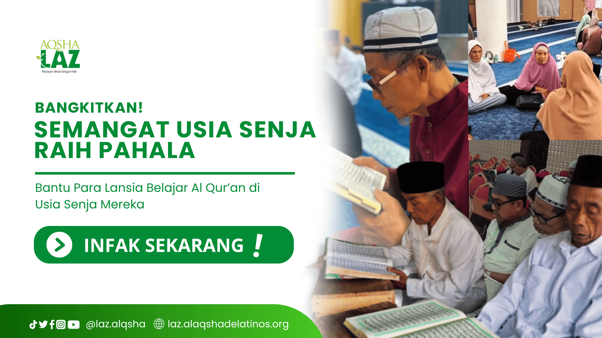 Semangat Usia senja Raih Pahala